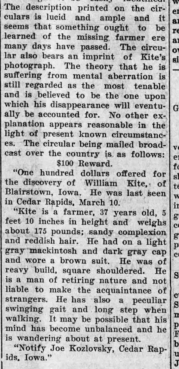 Clipping from Muscatine News-Tribune